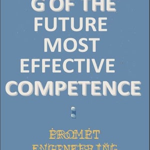 May include: A blue background with white text that reads "G of the future most effective competence" with a yellow logo that reads "Promét Engineering" below.