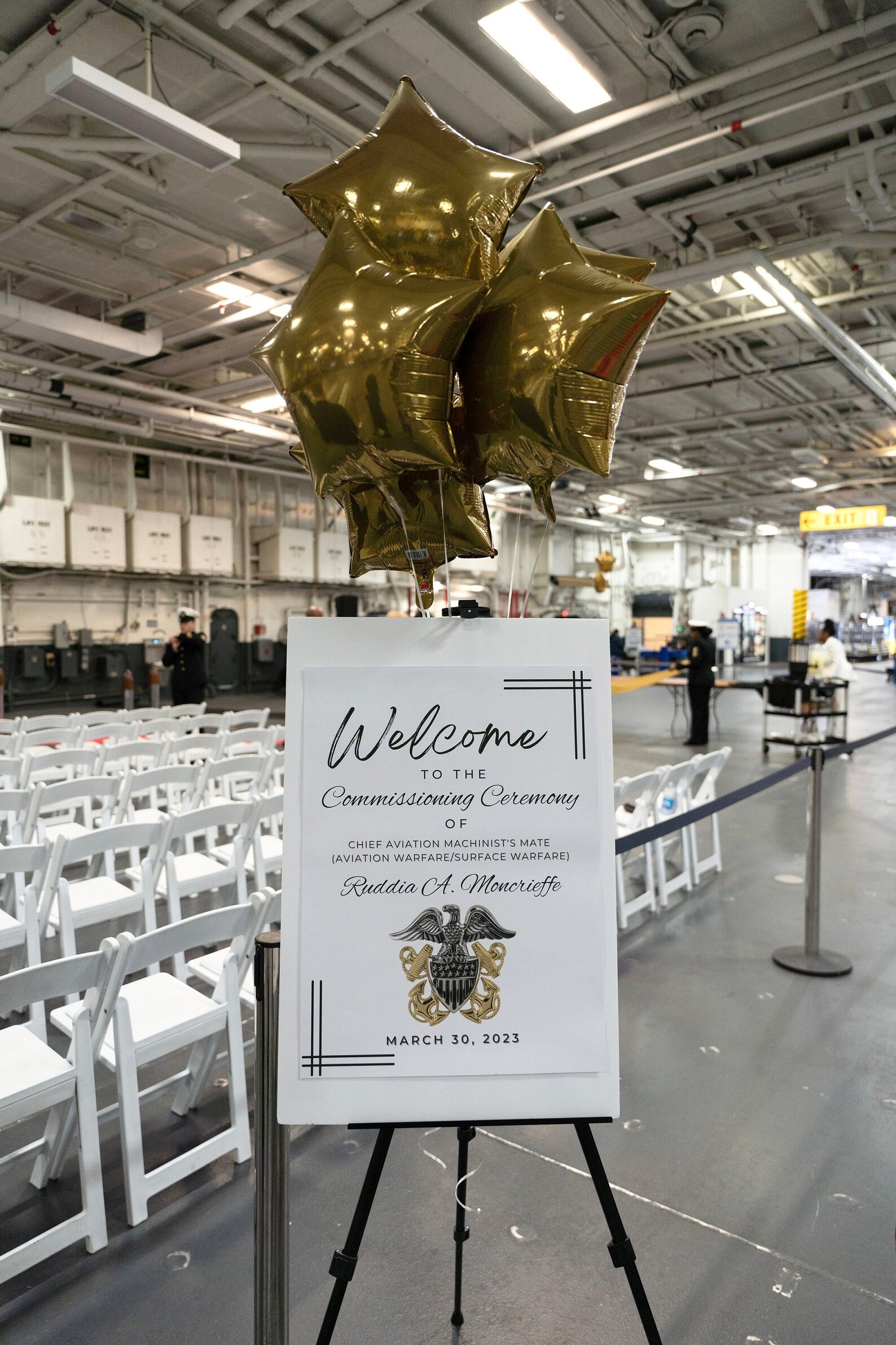 Commissioning Ceremony Welcome Sign, Military Welcome Sign ...