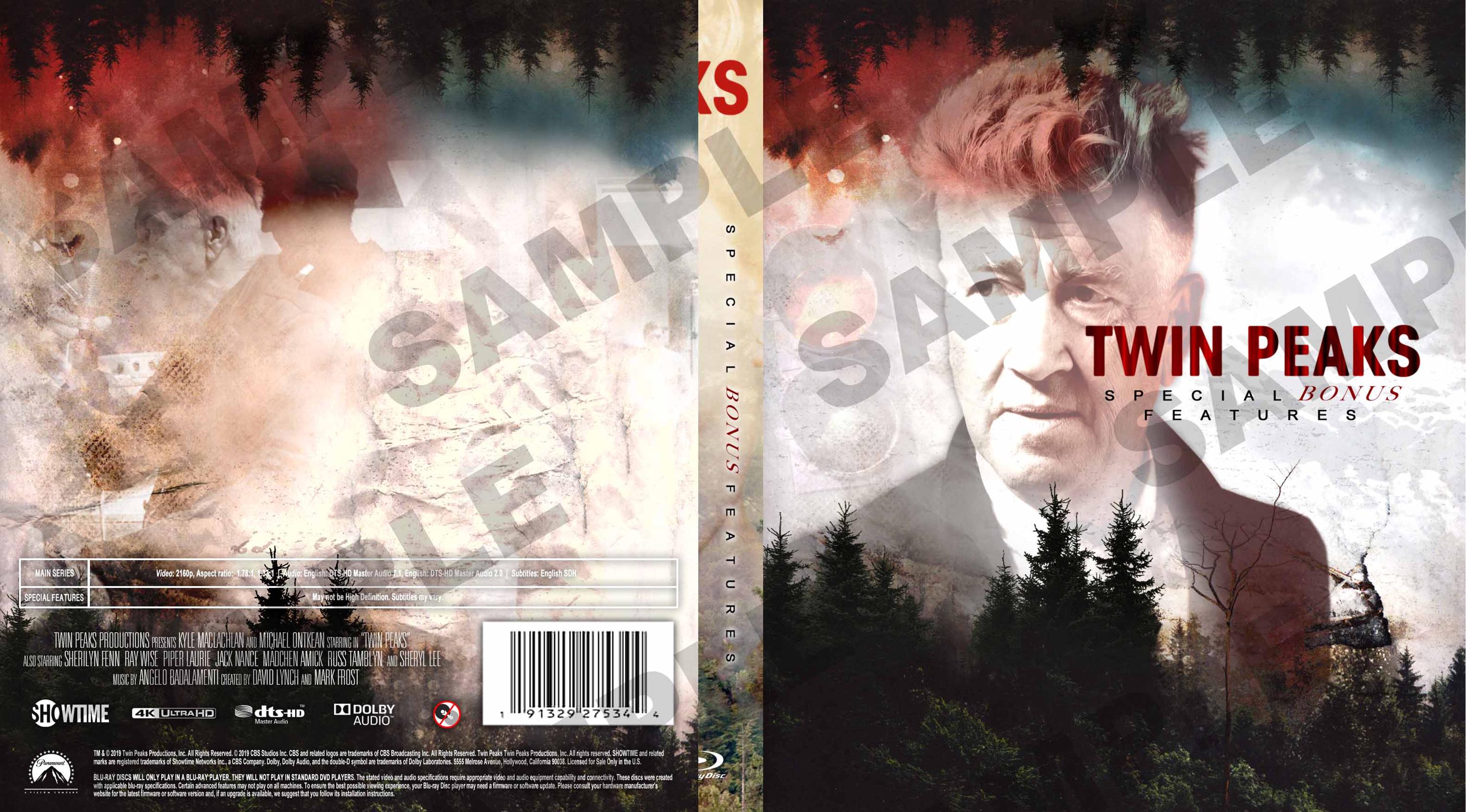 CUSTOM Blu-ray COVER - Twin Peaks: Z to A (blu-ray Collection) - Etsy