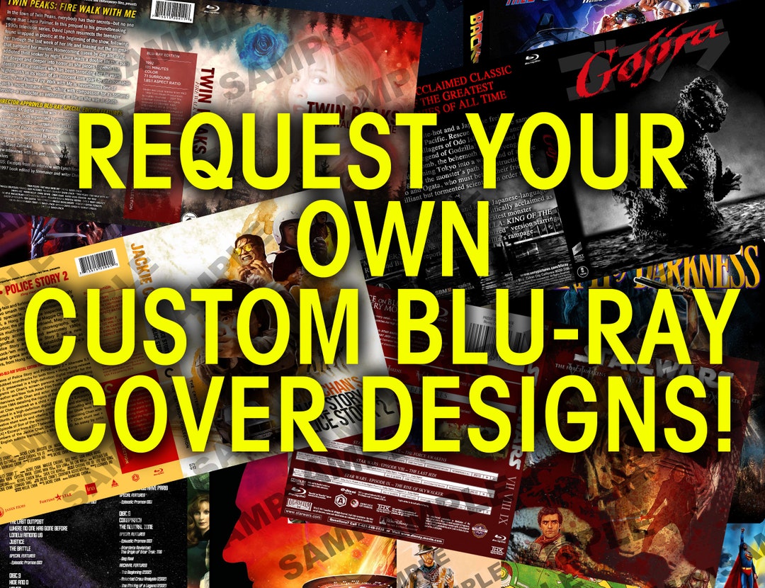 CUSTOM Blu-ray COVER - Your Request! - Etsy