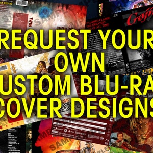 COPERTINA Blu-Ray PERSONALIZZATA - La tua richiesta!