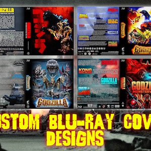 COPERTINA Blu-Ray PERSONALIZZATA - Collezione dell'era Godzilla (Showa, Heisei, Millennium e Monsterverse)