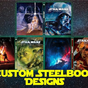 CUSTOM STEELBOOK DESIGNS - Star Wars Trilogy Collection