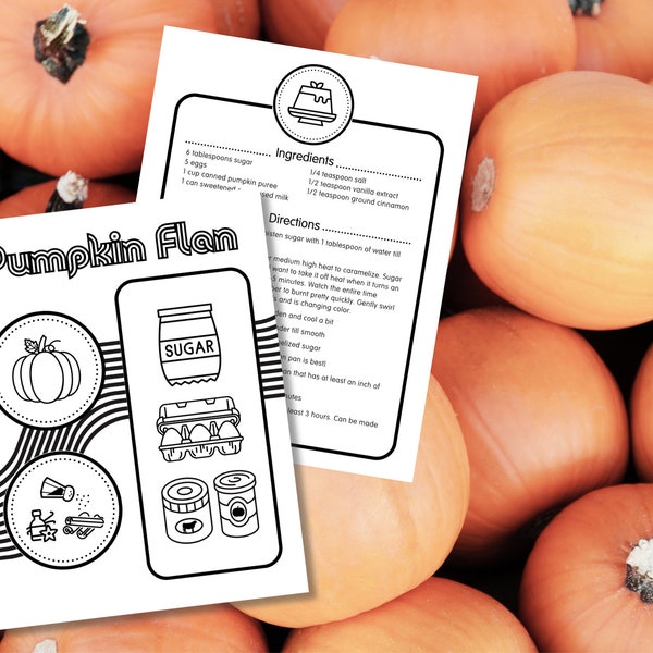 Thanksgiving Recipes and Coloring Page (pumpkin flan, Oreo truffles, and cranberry relish)