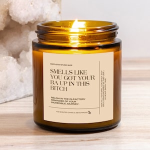 Bachelors Degree Graduation Gift for Bachelor of Arts (BA) Graduate - Scented Soy candle