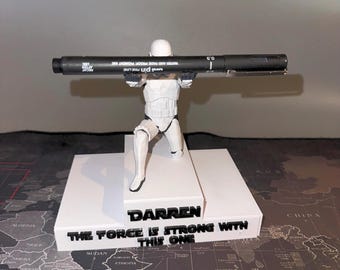 Personalised Stormtrooper Pen Holder: Star Wars Desk Decor