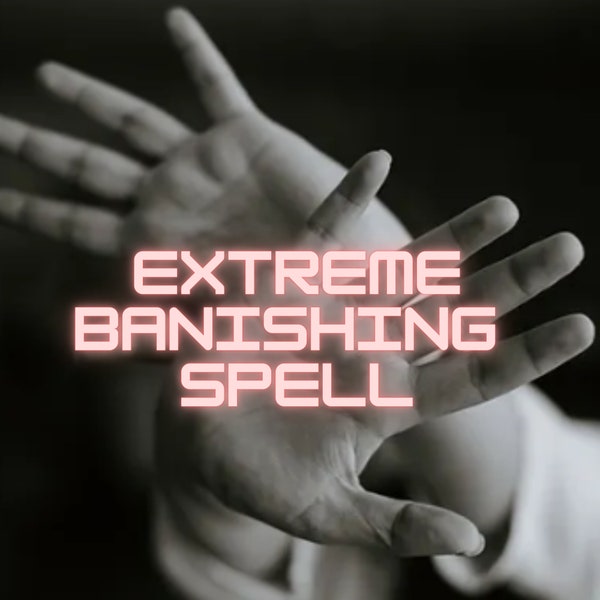 Banishing Burning ritual and spell for you cast within 24 hours. Used to banish someone or something from your life.