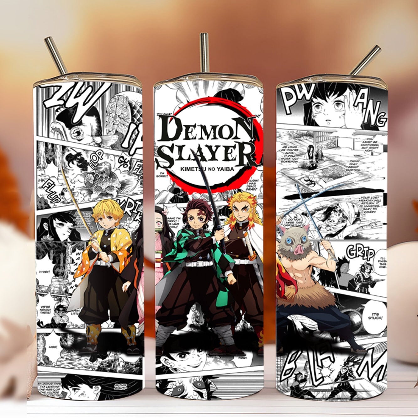 Demon Slayer Blade Bounce Cover Insulation Cup Tanjiro Water Cup