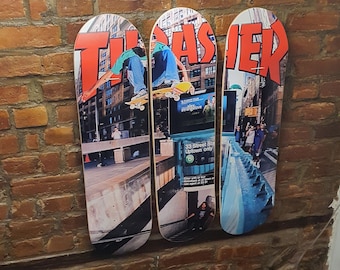 Thrasher New York City Magazine Cover Triptych Skate Decks