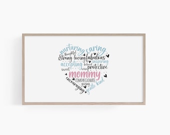 Frame Tv Art Mother's Day, Samsung Frame Tv Art Mother's Day, Mother's Day Tv Art Print, Momma Frame Tv Art, T577