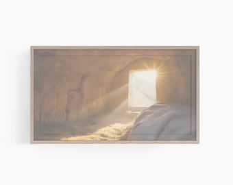 Samsung Frame Tv Art Easter Christian, Samsung Frame TV Art, Easter Art For TV,  Religious Frame Tv Art, Easter Tomb Frame Tv Art