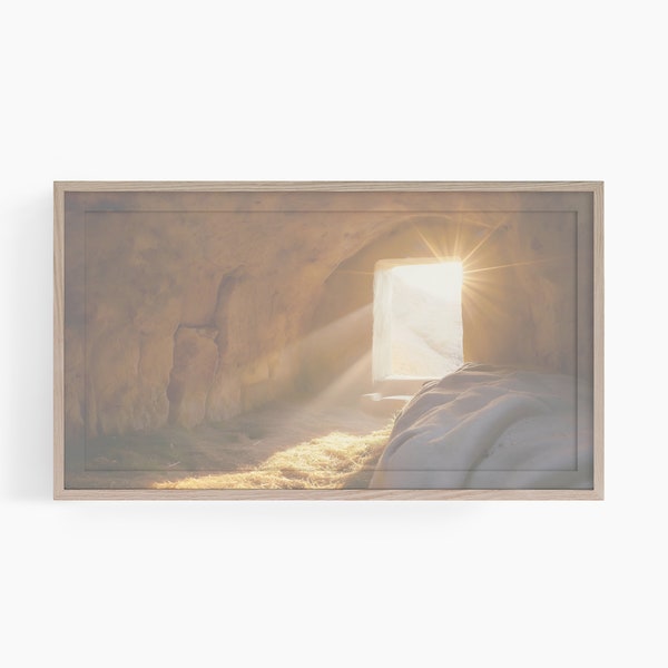 Samsung Frame Tv Art Easter Christian, Samsung Frame TV Art, Easter Art For TV,  Religious Frame Tv Art, Easter Tomb Frame Tv Art