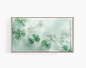 St Patrick's Frame Tv Art, Samsung Frame Tv Art, Four Leaf Clover Frame Tv Art, St. Patty's Day Frame Tv Art, Holiday Frame Tv Art