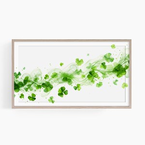 St. Patrick&#39;s Day Frame TV Art, St Patricks Day TV Art, Clover Frame TV Art, Clover Tv Art, St. Patty&#39;s Day Frame Tv Art, Seasonal Tv Art