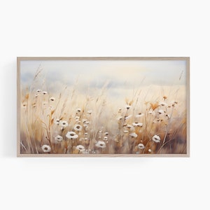 Frühlingsland Wildblumenfelder Samsung Rahmen Tv Kunst, Wildblumen Rahmen Tv Kunst, Frühlingsblumen Rahmen Tv Kunst, Neutraler Rahmen Tv Kunst, T