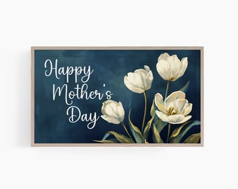 Mother's Day Frame Tv Art, Happy Mother's Day Tv Art, Samsung Frame Tv, Frame Tv Art Mother's Day, Floral Mother's Day Tv Art, T509