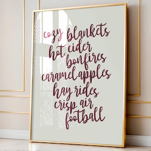 Herbst Sprüche Print, druckbare Wandkunst, Herbst Typografie Print, Herbst Wandbilder, Herbst Deko, Herbst Dekoration, Herbst Zeichen, Thanksgiving Dekor, S092