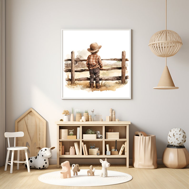 Cowboy Nursery Decor, Cowboy Nursery Prints, Boys Room Wall Art ...