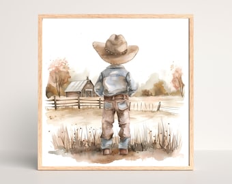 Cowboy nursery decor, Cowboy nursery prints, Boys room wall art, Nursery decor, Digital Download, Western boys decor, Boys room printable