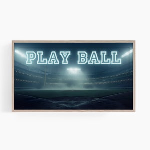 Baseball Frame TV Art, Baseball Digital Tv Art, Samsung Frame TV Art, Baseball Frame Tv, Man Cave Frame Tv Art, Baseball Game Day Tv Art,