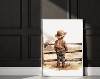Cowboy nursery decor, Cowboy nursery prints, Boys room wall art, Nursery decor, Digital Download, Western boys decor, Boys room printable