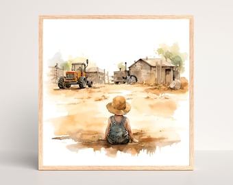 Cowboy Playroom Decor, Cowboy Nursery Prints, Boys Room wall art, Nursery decor, Digital Download, Western boys decor, Boys room printable