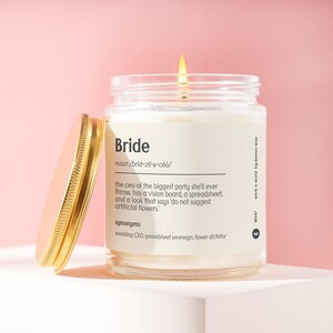 Bride to Be Candle Gift Bridal Shower Engagement Future Bride Mrs Wedding Gift Getting Married Engaged Present Bride Gift Box Her W147