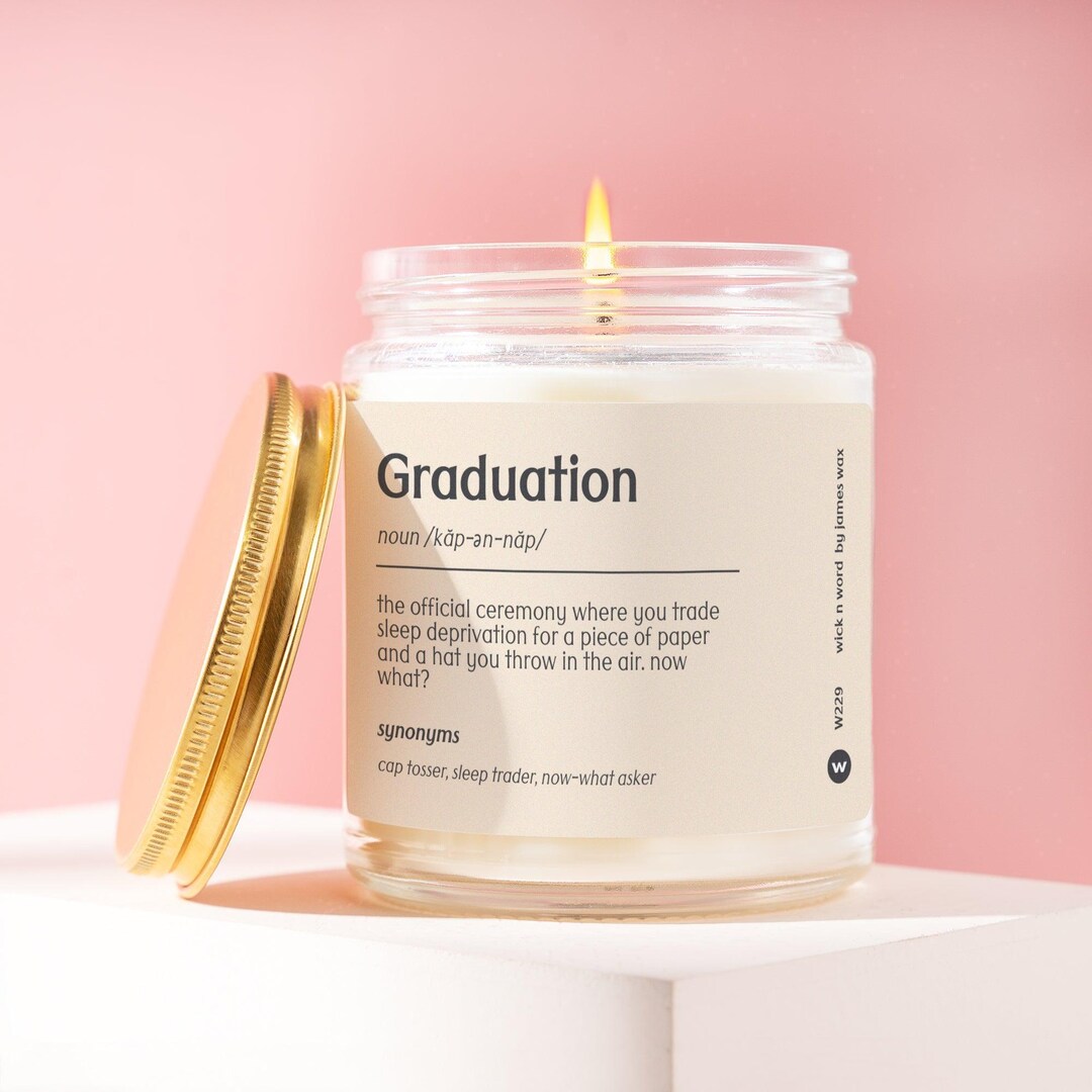 Graduation Candle Gift for Grad College High School Masters Phd Senior ...