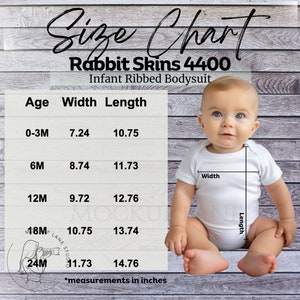 Tabella delle taglie di pelli di coniglio 4400, tabella delle taglie della tutina, tabella delle taglie per neonati RS 4400, tabella delle taglie del bambino, modello del modello del bambino, JPEG, tabella delle taglie RS4400