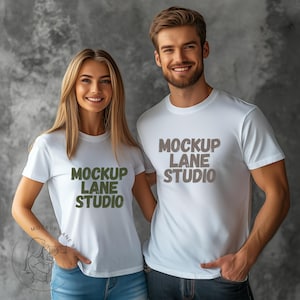 Next Level 3600 Mockup, NL3600 Tee, Unisex Tee Mockup, Next Level Mock Up, Next Level Mock, Canva Digital Mockup Tshirt Male Female