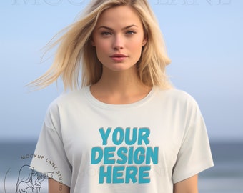 Top 5080 Mockup, Damen Crop Top Mockup, NL5080 Mockup, Damen Crop Top Mockup, Crop Top Mockup, Canva Mockup