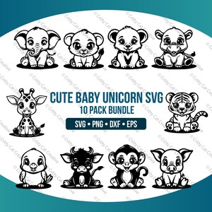 Cute Baby Animals SVG Bundle
