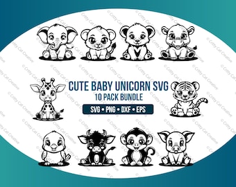 Cute Baby Animals SVG Bundle