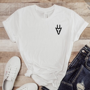 FFXIV Dragoon Logo Short Sleeve Tee, Final Fantasy XIV, Final Fantasy 14, T-Shirt for Gamer, Gift for Gamer, Unisex Graphic Shirt