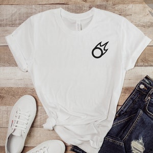 FFXIV Black Mage Logo Short Sleeve Tee, Final Fantasy XIV, Final Fantasy 14, T-Shirt for Gamer, Gift for Gamer, Unisex Graphic Shirt