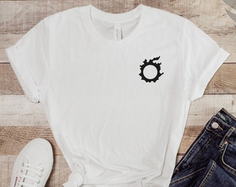 FFXIV Meteor Logo Kurzarm T-Shirt, Final Fantasy XIV, Final Fantasy 14, T-Shirt für Gamer, Geschenk für Gamer, Unisex Grafik-Shirt