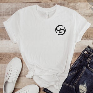 FFXIV Samurai Logo Short Sleeve Tee, Final Fantasy XIV, Final Fantasy 14, T-Shirt for Gamer, Gift for Gamer, Unisex Graphic Shirt