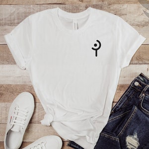FFXIV White Mage Logo Short Sleeve Tee, Final Fantasy XIV, Final Fantasy 14, T-Shirt for Gamer, Gift for Gamer, Unisex Graphic Shirt