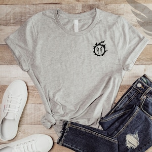 FFXIV Meteor & Viper Logo Kurzarm T-Shirt, Final Fantasy XIV, Final Fantasy, T-Shirt für Gamer, Geschenk für Gamer, Unisex Grafik-Shirt