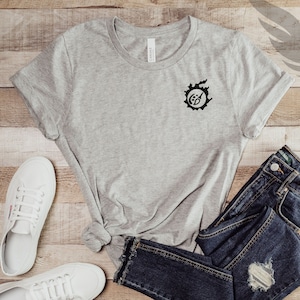 FFXIV Meteor & Pictomancer Logo Short Sleeve Tee, Final Fantasy XIV, Final Fantasy, T-Shirt for Gamer, Gift for Gamer, Unisex Graphic Shirt