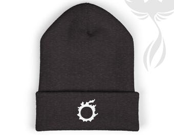 FFXIV Job Logo Embroidered Beanie Hat, Final Fantasy 14 Gamer Gift