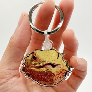 Bearded Dragon Acrylic Keychain