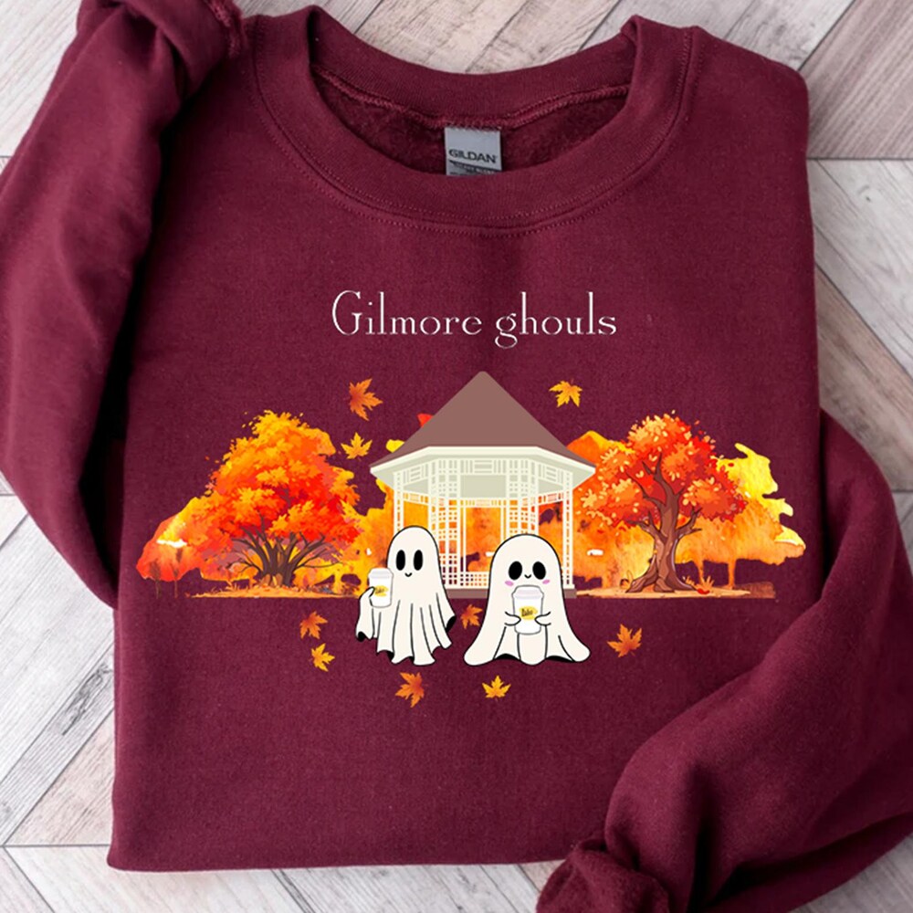 Stars Hollow Fall Leaves Gilmore Sweatshirt , Where You Lead I Will Follow , Rory Gilmore Lorelai Gilmore , I Smell Snow ,Luke'S Diner, Gift
