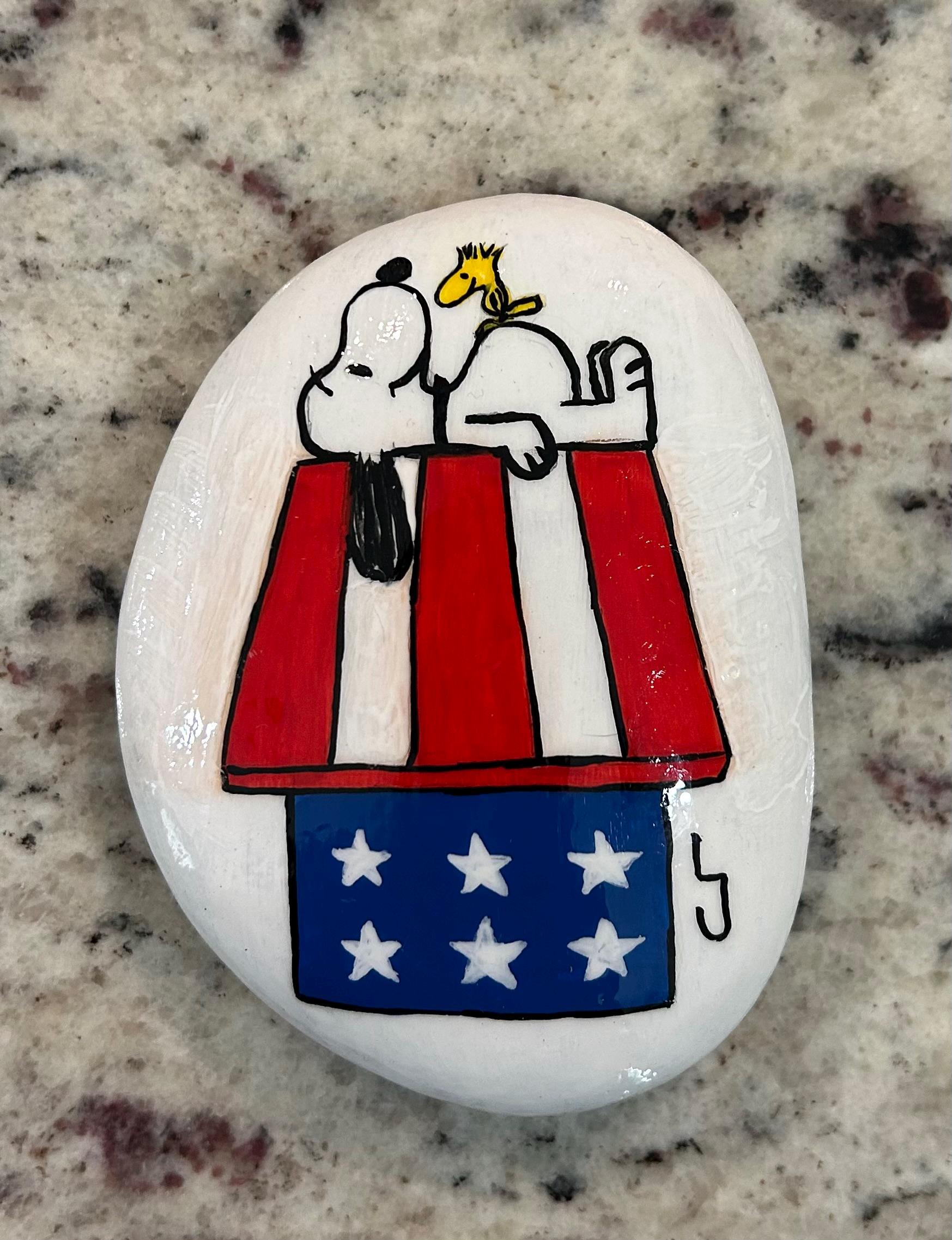 Snoopy Usa Flag - Etsy