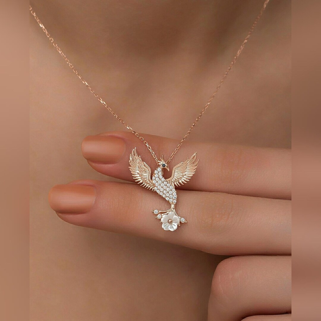 Phoenix Necklace For Women 925 Sterling Silver Phoenix