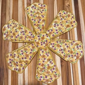 Set of 3 Bowl or pot protectors.
