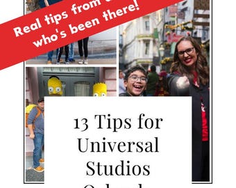 Universal Studios Orlando Tips PDF | First-Timer Theme Park Planning Guide | Family-Friendly Advice for Best Rides, Food & Tickets