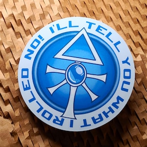 Fangirl-serie - geïnspireerd op 'BattleMallet' - zegel 'Space Elves' - handgemaakte sticker