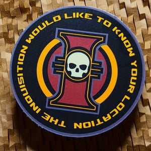 Fangirl-serie - geïnspireerd op 'BattleMallet' - Inquisition Signet - handgemaakte vinylsticker