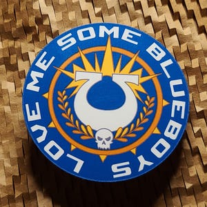 Fangirl-serie - geïnspireerd op 'BattleMallet' - Space Marine Signet - handgemaakte vinylsticker